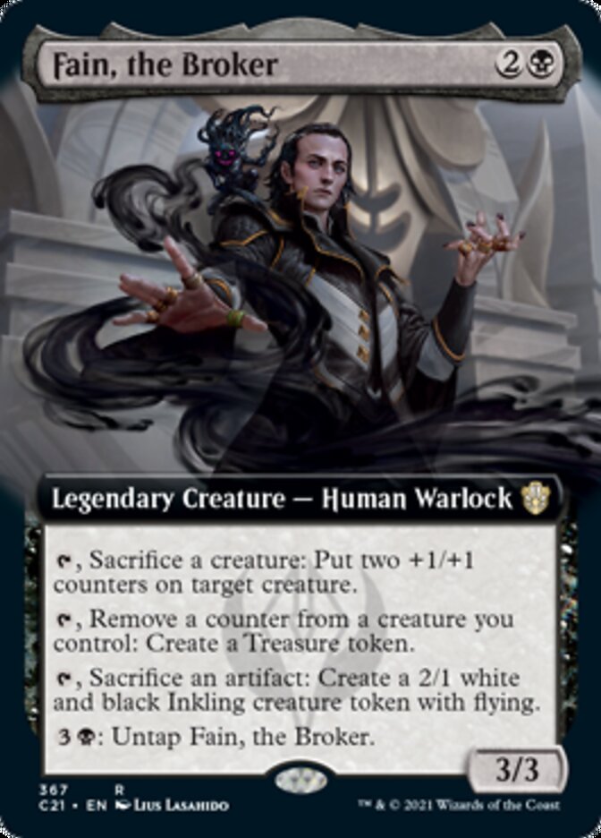 Fain, el corredor (arte extendido) [Commander 2021] 