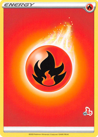Energía de fuego (sello de Cinderace n.° 20) [Battle Academy 2022] 