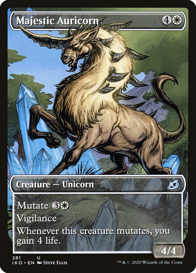 Majestic Auricorn (Escaparate) [Ikoria: Guarida de gigantes] 