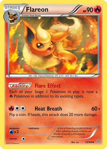 Flareon (13/98) [XY: Orígenes antiguos] 