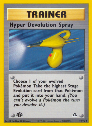 Spray Hyper Devolution (73/75) [Neo Discovery 1.ª edición] 