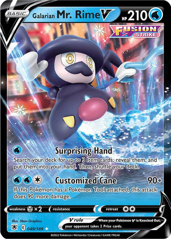 Galarian Mr. Rime V (049/189) [Espada y escudo: Resplandor astral] 