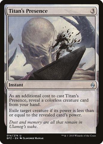 Presencia del Titán [Batalla por Zendikar] 
