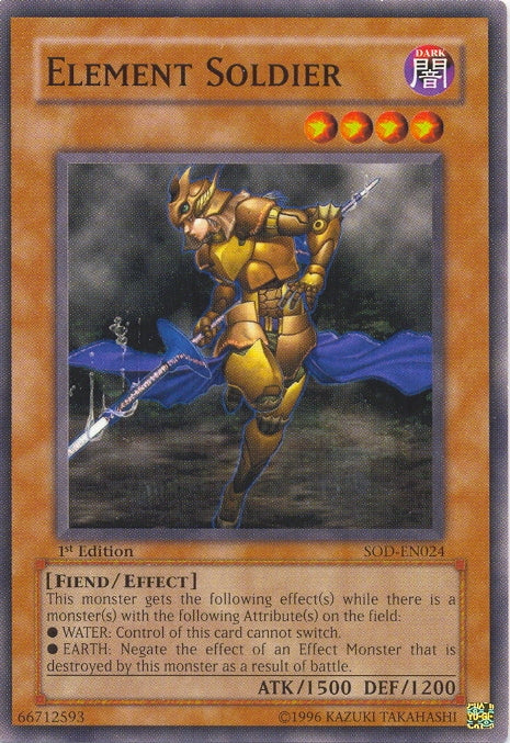 Elemento Soldado [SOD-EN024] Común 