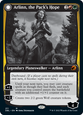 Arlinn, la esperanza de la manada // Arlinn, la furia de la luna [Innistrad: función doble] 