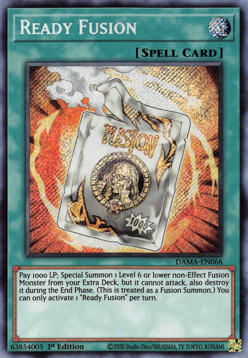 Ready Fusion [DAMA-EN066] Secreto Raro 