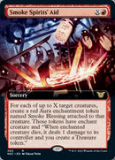 Ayuda de los espíritus de humo (arte extendido) [Kamigawa: Neon Dynasty Commander] 