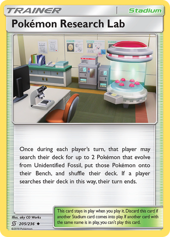 Laboratorio de investigación Pokémon (205/236) [Sol y Luna: Mentes unificadas] 