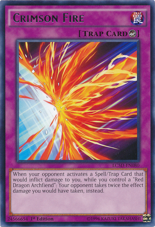 Fuego Carmesí [LC5D-EN080] Raro 