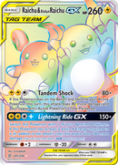 Raichu y Alolan Raichu GX (241/236) [Sol y Luna: Mentes unificadas] 