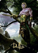Tarjeta de arte Tyvar Kell (firma estampada en oro) [Serie de arte Kaldheim] 