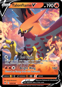 Talonflame V (029/185) [Espada y escudo: voltaje vivo] 