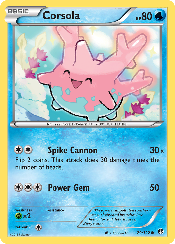 Corsola (29/122) [XY: Punto de ruptura] 