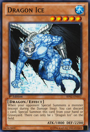 Dragón Hielo [BP02-EN057] Mosaico Raro 