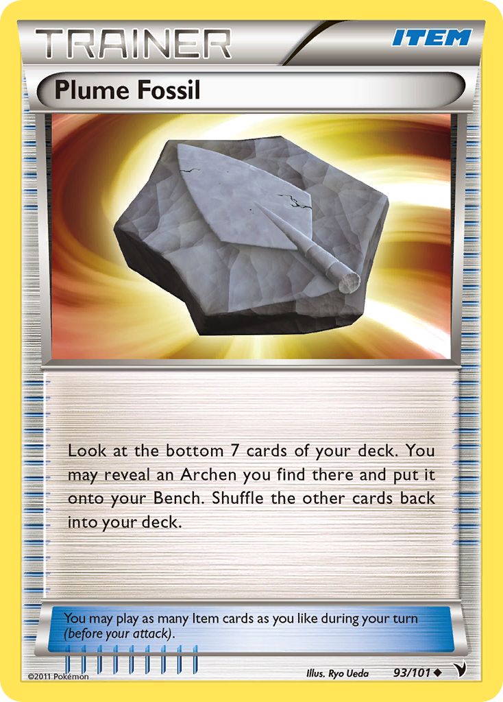 Plume Fossil (93/101) [Blanco y negro: Victorias nobles] 