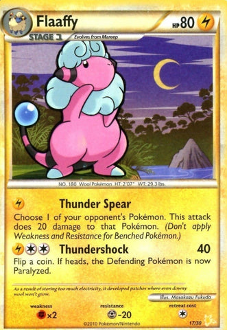 Flaaffy (17/30) [HeartGold y SoulSilver: Kit de entrenador - Raichu] 