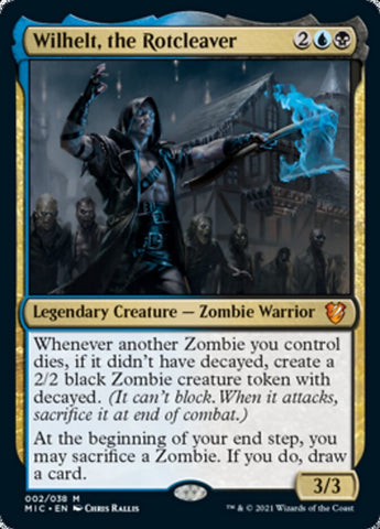 Wilhelt, the Rotcleaver (Comandante de visualización) [Innistrad: Comandante de caza de medianoche] 