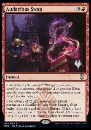 Audacious Swap (paquete promocional) [Calles de las nuevas promociones de Capenna Commander] 