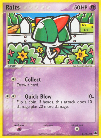 Ralts (81/113) [EX: Especies delta] 