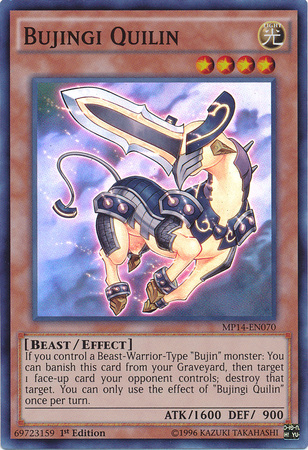Bujingi Quilin [MP14-EN070] Súper Raro 