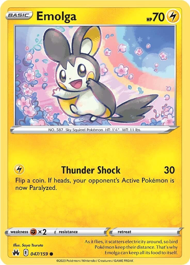 Emolga (047/159) [Espada y escudo: Crown Zenith] 