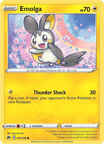 Emolga (047/159) [Espada y escudo: Crown Zenith] 