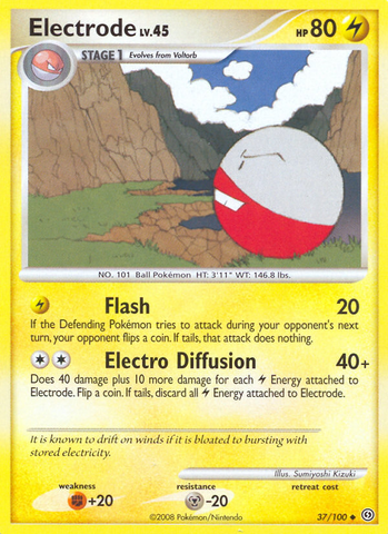 Electrodo (37/100) [Diamond &amp; Pearl: Stormfront] 