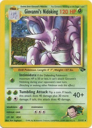 Nidoking de Giovanni (7/132) [Gym Challenge Unlimited] 