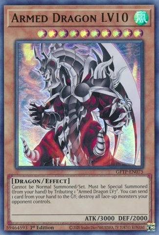 Dragón armado LV10 [GFTP-EN075] Ultra raro 