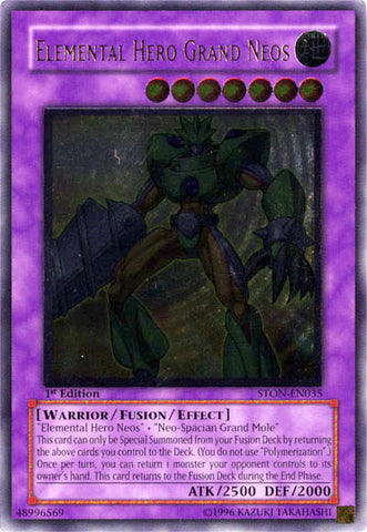 Héroe elemental Grand Neos [STON-EN035] Ultimate Rare 