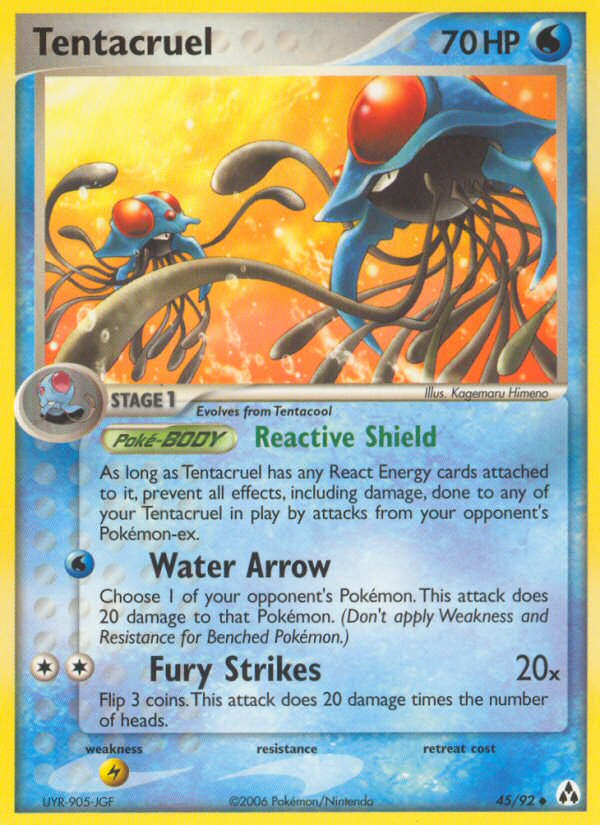 Tentacruel (45/92) [EX: Creador de leyendas] 