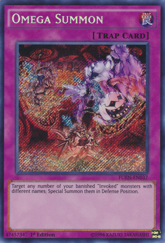 Invocación Omega [FUEN-EN037] Secreta Rara 