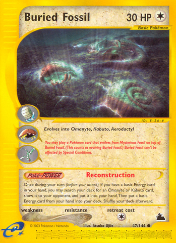 Fósil enterrado (47/144) [Skyridge] 