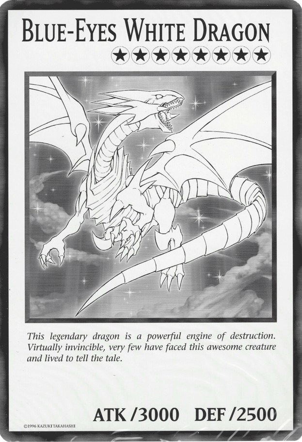 Dragón Blanco de Ojos Azules (de gran tamaño) Común 