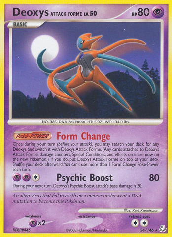 Forma de ataque de Deoxys (24/146) [Diamond &amp; Pearl: Legends Awakened] 