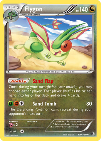 Flygon (110/160) (Cosmos Holo) (Exclusivo en blíster) [XY: Primal Clash] 