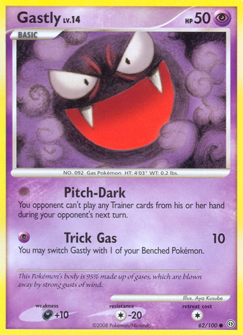 Gastly (62/100) [Diamante y Perla: Stormfront] 
