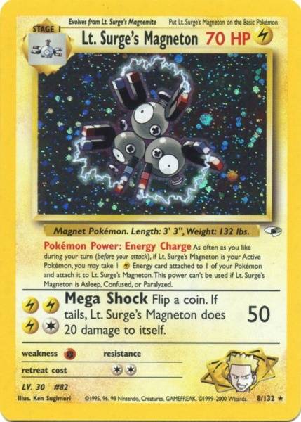 Magneton del teniente Surge (8/132) [Gym Heroes Unlimited] 
