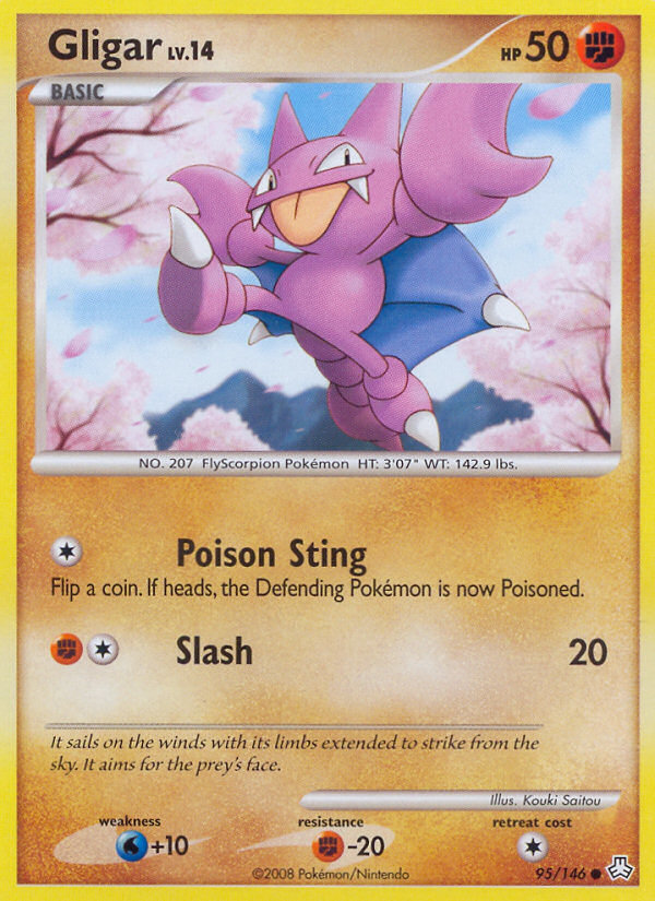 Gligar (95/146) [Diamante y Perla: Leyendas despiertas] 