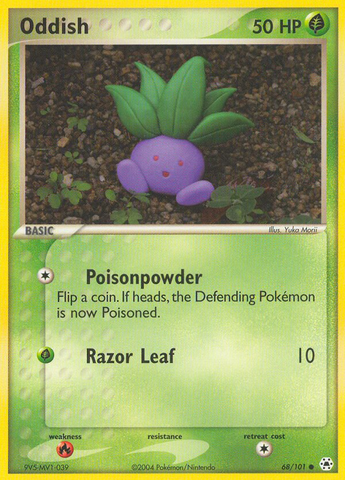Oddish (68/101) [EX: Leyendas ocultas] 