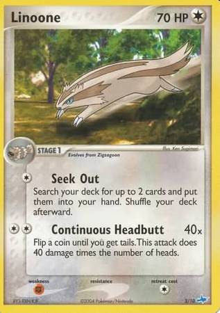 Linoone (3/10) [EX: Kit de entrenador - Latios] 