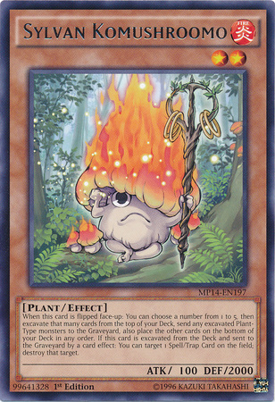 Sylvan Komushroomo [MP14-EN197] Raro 