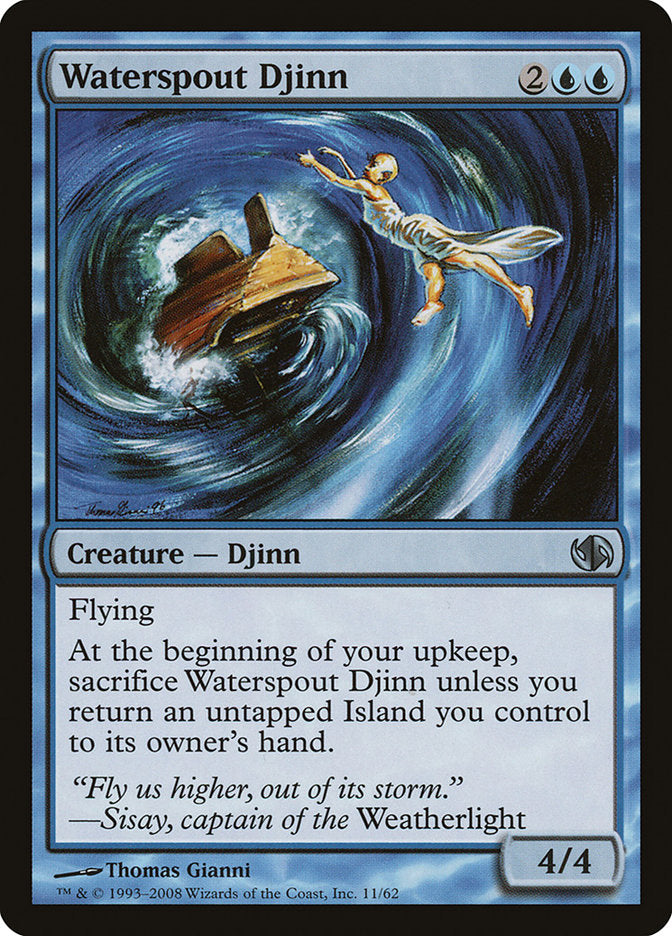 Waterspout Djinn [Mazos de duelo: Jace contra Chandra] 