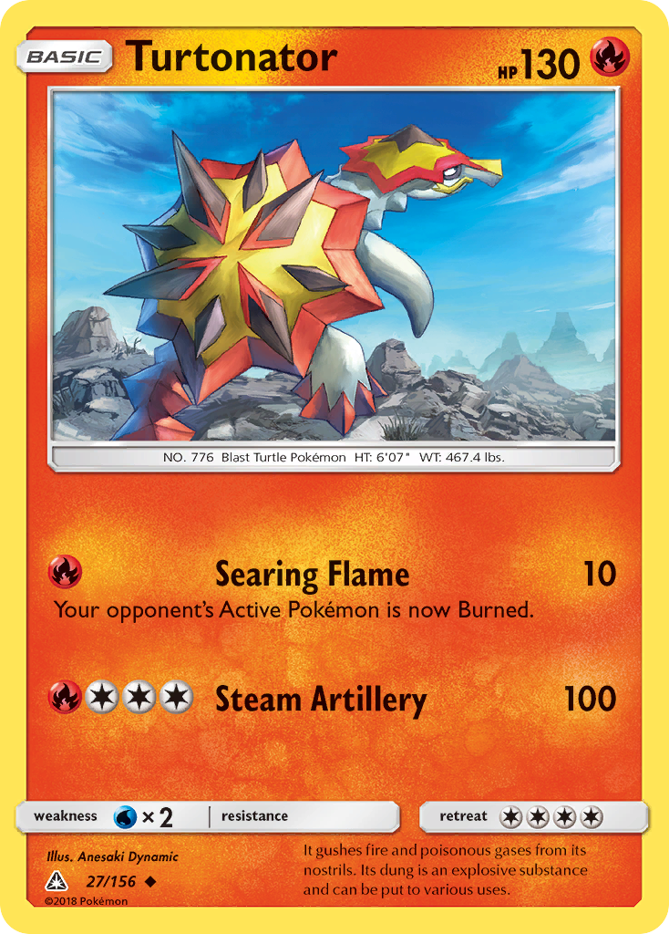 Turtonator (27/156) [Sol y Luna: Ultra Prisma] 