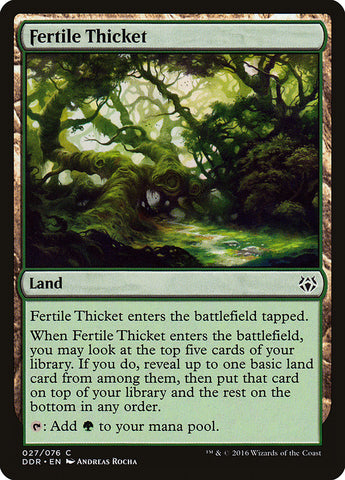 Matorral fértil [Mazos de duelo: Nissa contra Ob Nixilis] 
