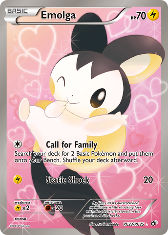 Emolga (RC23/RC25) [Blanco y negro: Tesoros legendarios] 