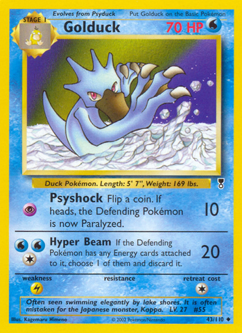 Golduck (43/110) [Colección legendaria] 