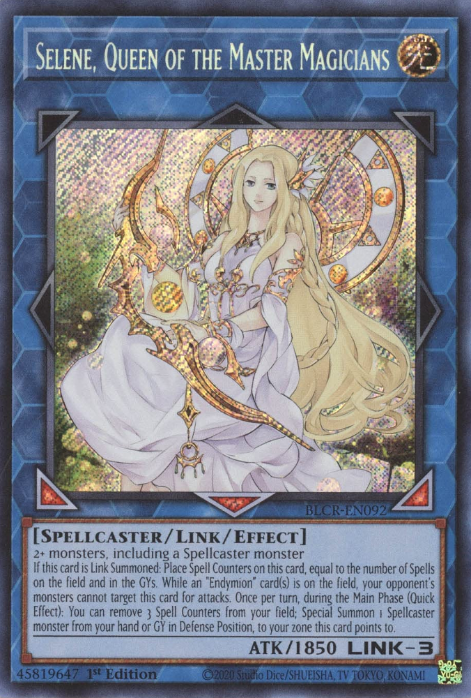 Selene, Reina de los Maestros Magos [BLCR-EN092] Secreto Raro 