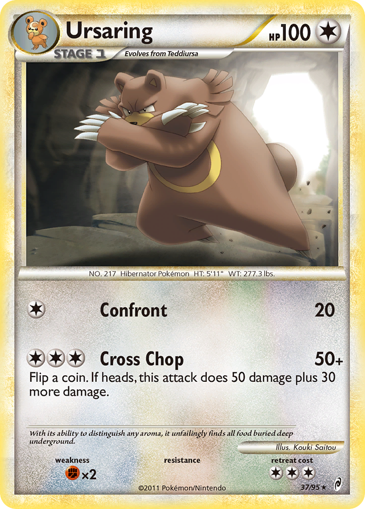 Ursaring (37/95) [HeartGold y SoulSilver: Call of Legends] 