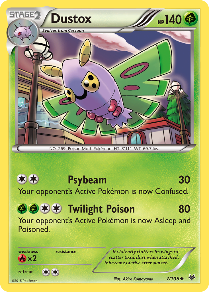Dustox (7/108) [XY: Cielos rugientes] 